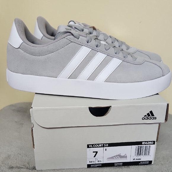 adidas Shoes - Adidas VL Court 3.0 Women's Gray Sneakers